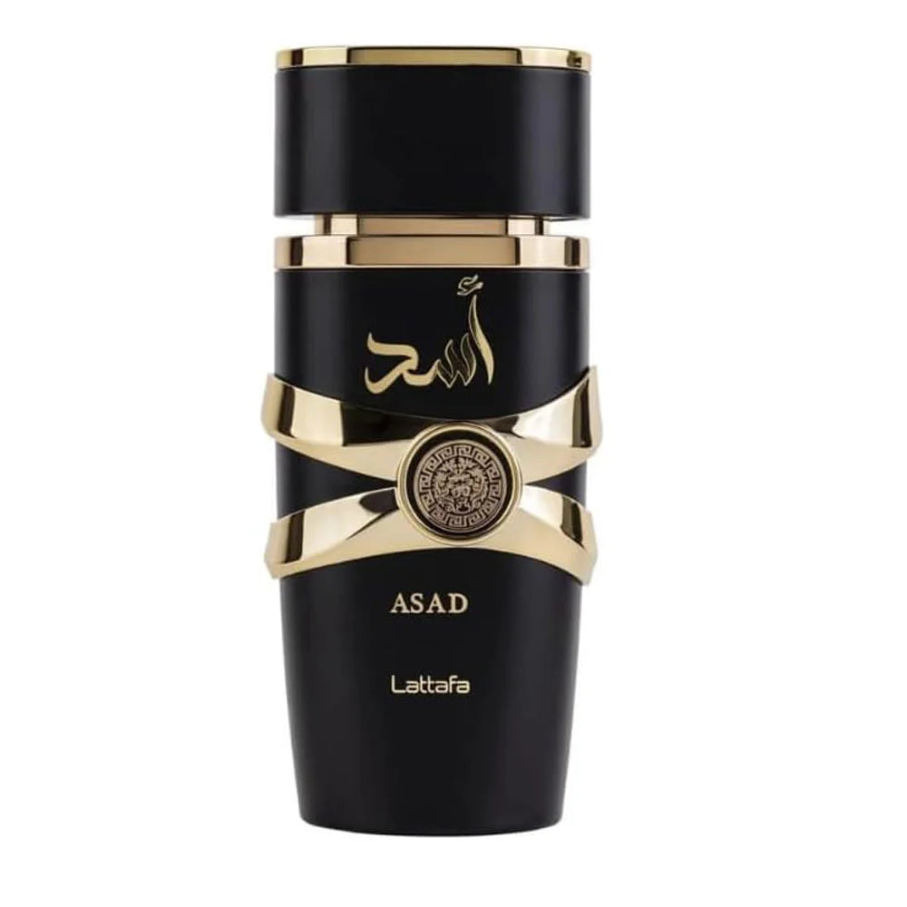 Lattafa Asad Black EDP, Asad Black 100ml, Asad Black perfume for men, Lattafa Asad men’s fragrance, Lattafa Asad Black cologne, Asad Lattafa black perfume for modran mens.
