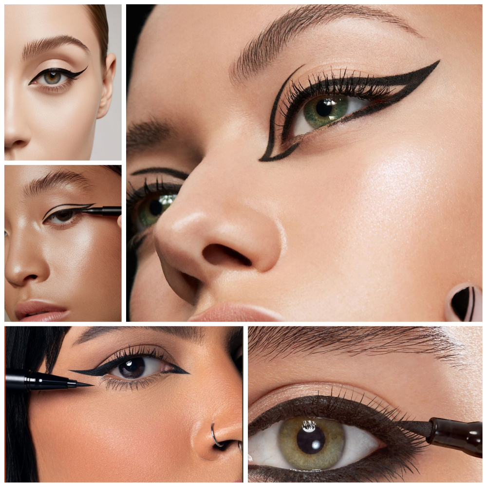 Precise Black 24H Eyeliner, Waterproof, Smudge-Proof Long Lasting Liquid Eyeliner for Bold & Defined Eyes