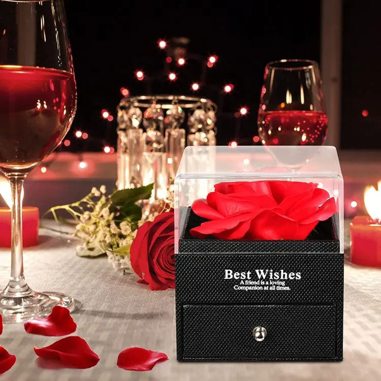 Preserved Rose Jewellery Gift Set Box, Mother's Day gift, Gift for her – Limited Edition by Beauty To Fragrances