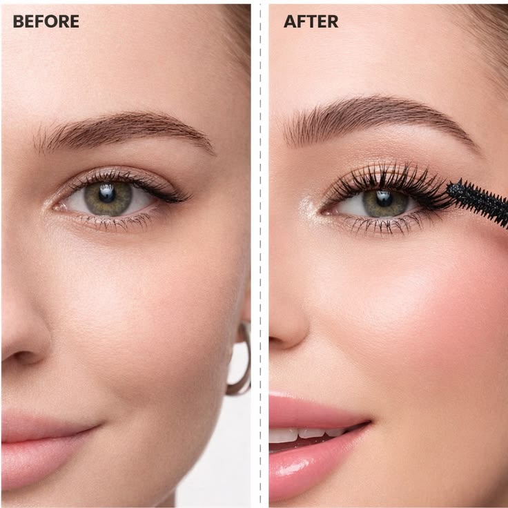 5D Fiber Black Mascara Waterproof Curling Volumizing & Lengthening Eyelash Mascara, Long-Lasting Non-Smudge