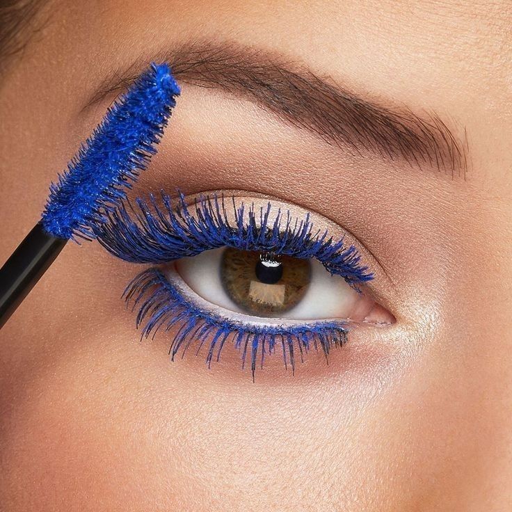 5D Fiber Black & Blue Mascara Waterproof Long-lasting Volumizing Non Smudge