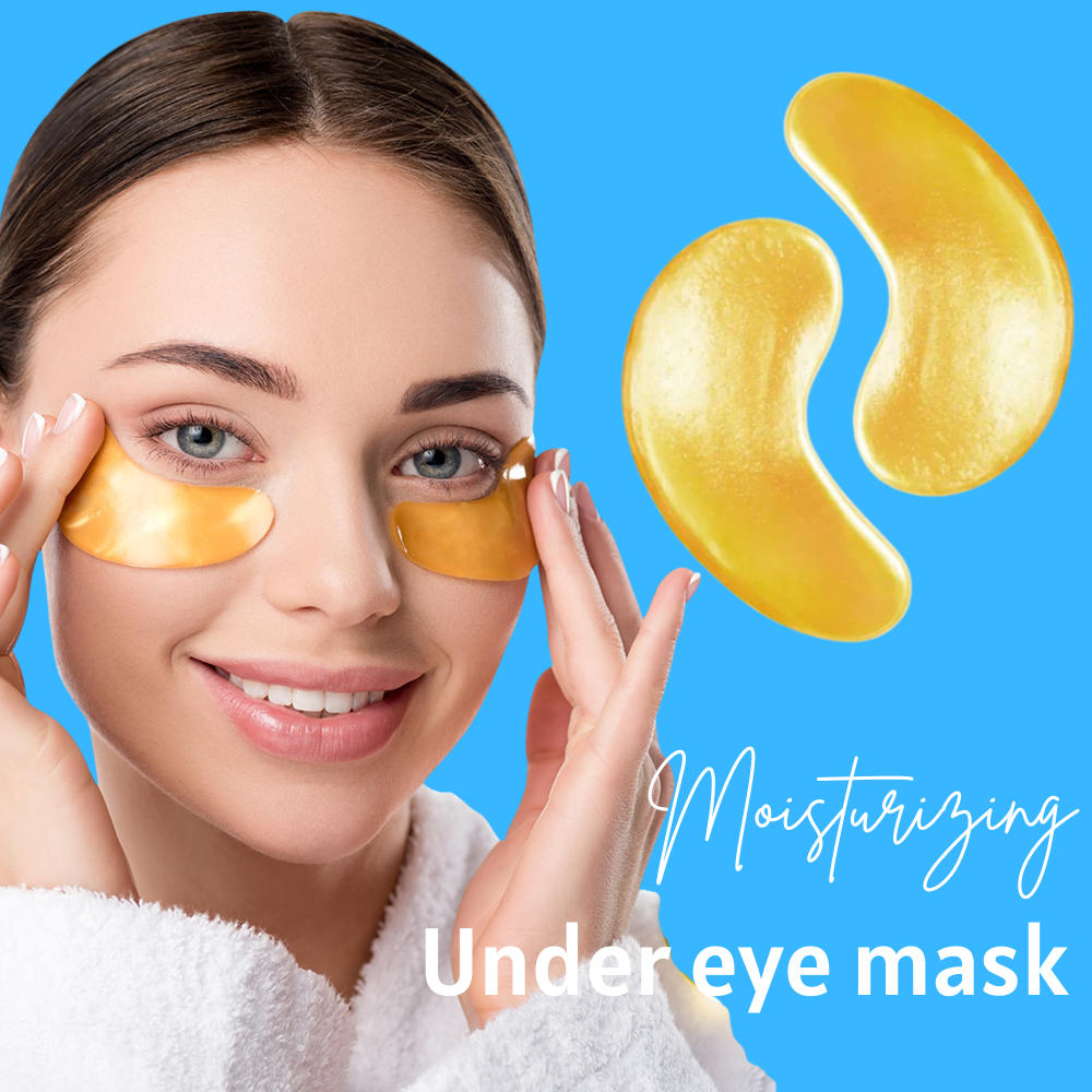24K Gold Collagen Face, Under Eye & Lip Mask Set – Anti-Aging Hydrating Skincare, Reduces Dark Circles, Fine Lines & Puffiness – Spa Facial Treatment