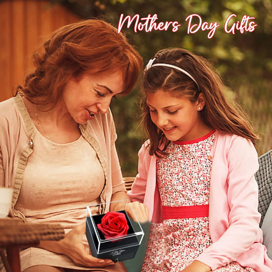 BTF  Nice Black Jewellery Giftset Box Ladies Rose Includes Necklace & Ring