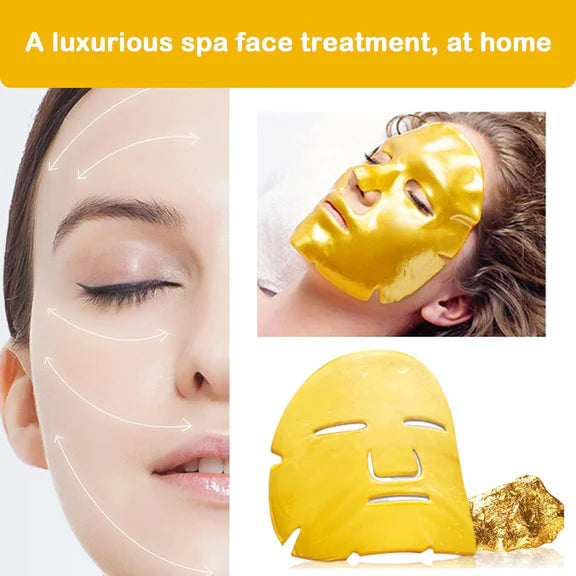 BTF 24K Gold Bio Collagen Crystal Face Facial Moisturising Mask