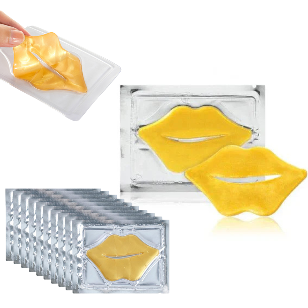BTF 24K Gold Lip Mask With Collagen Luxurious Hydration Pack of 5