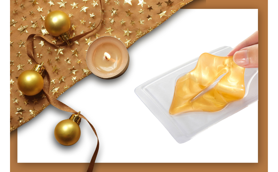 BTF 24K Gold Lip Mask With Collagen Luxurious Hydration Pack of 5