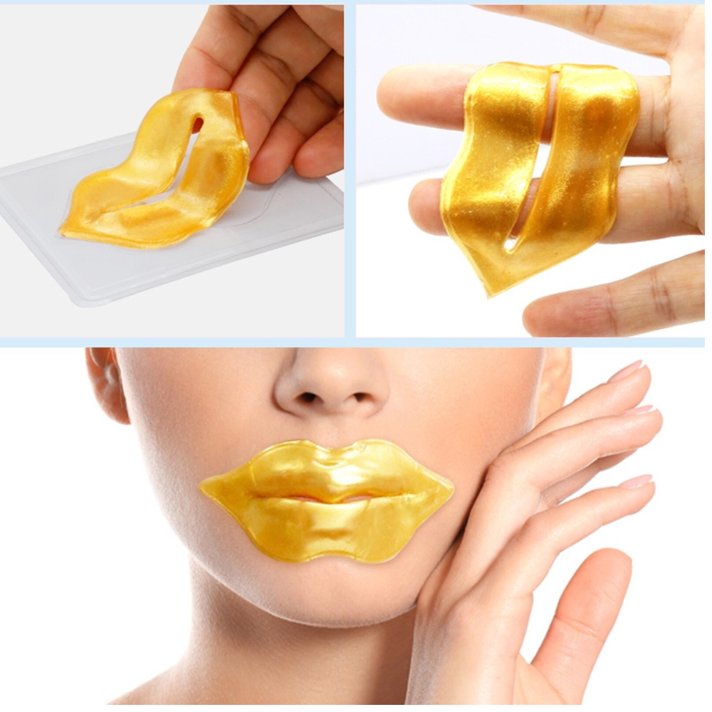 BTF 24K Gold Lip Mask With Collagen Luxurious Hydration Pack of 5