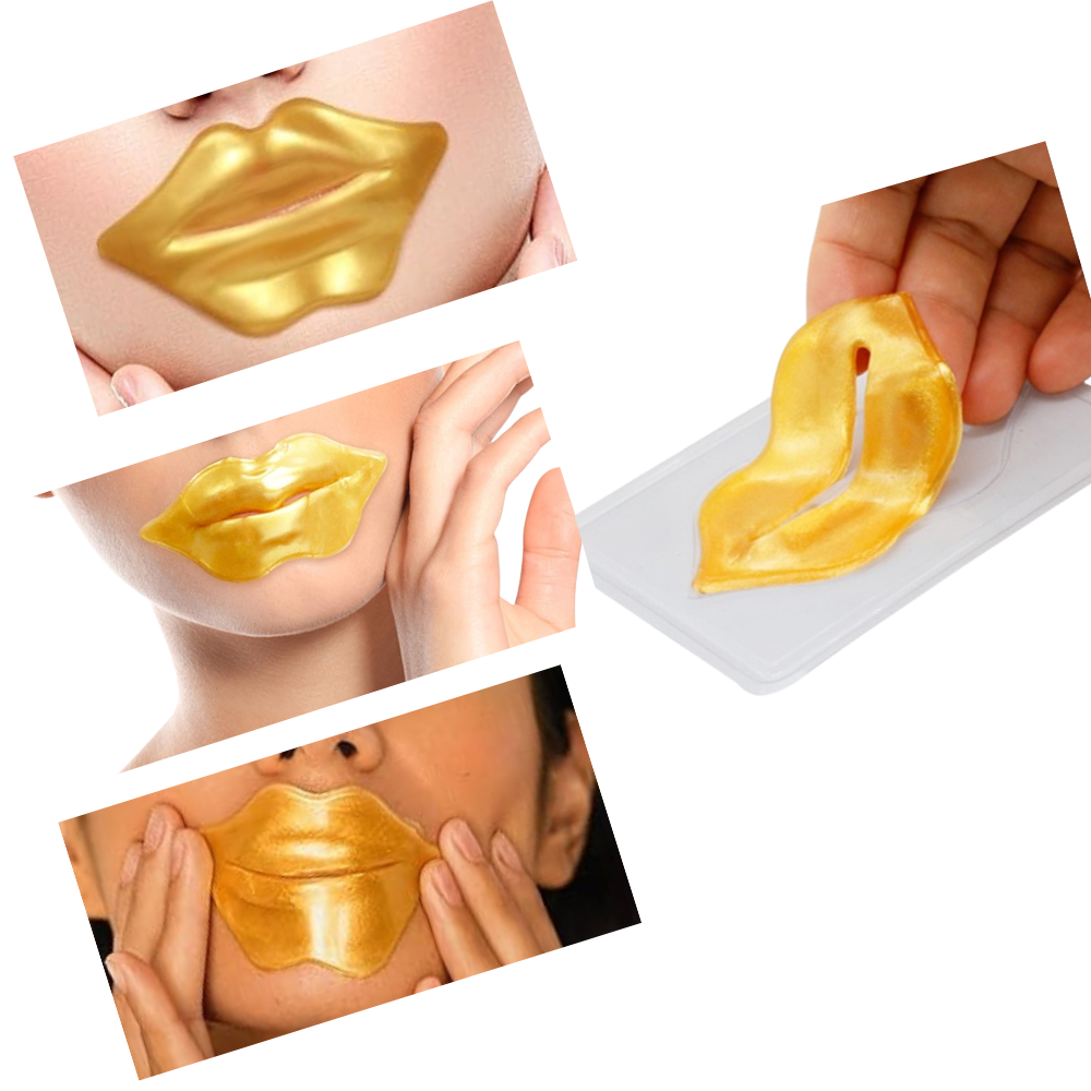 BTF 24K Gold Lip Mask With Collagen Luxurious Hydration Pack of 5