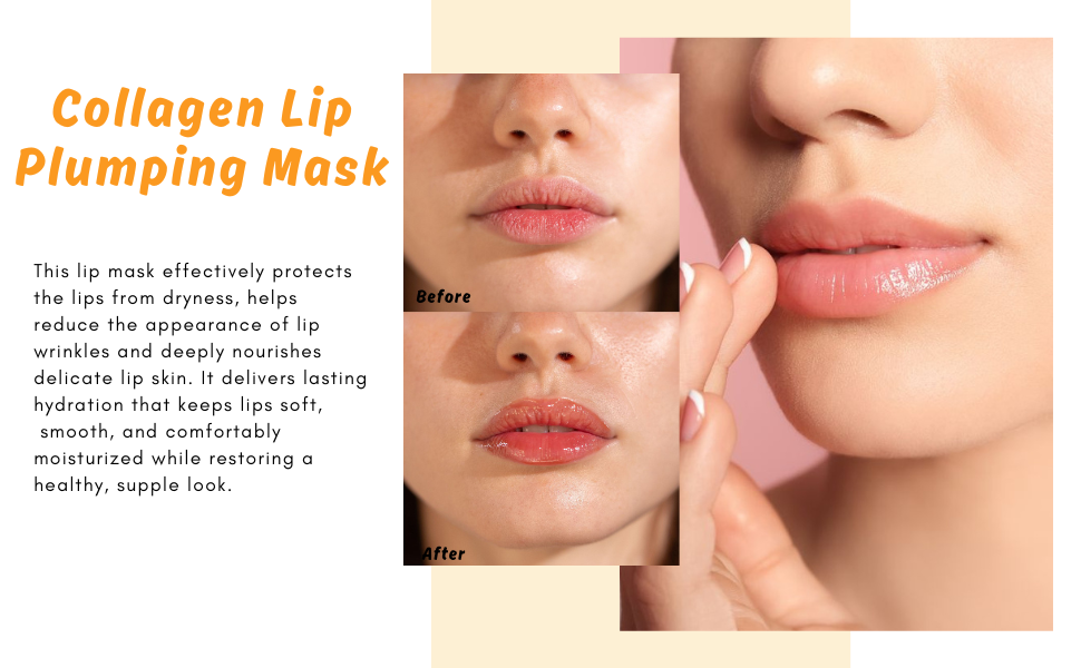 BTF 24K Gold Lip Mask With Collagen Luxurious Hydration Pack of 5