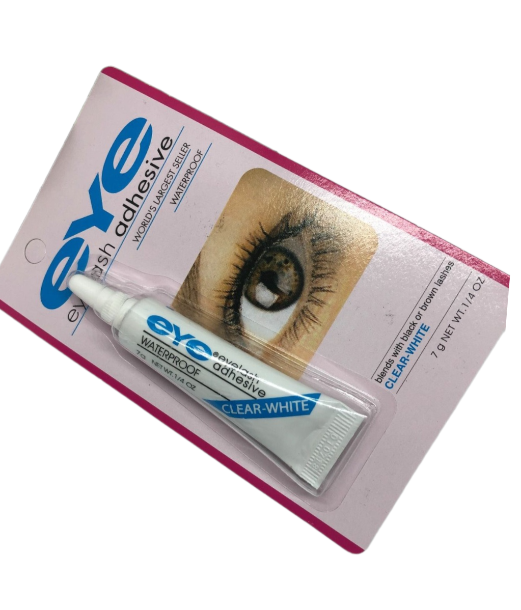 Eye eyelash False Eyelashes Strong Waterproof Adhesive Glue 7g Tube - White Glue
